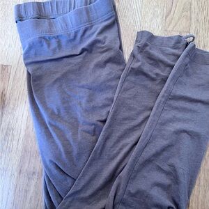 Women's Size 2X Old Navy Soft Brown Lounge Pants Ankles Ties GUC